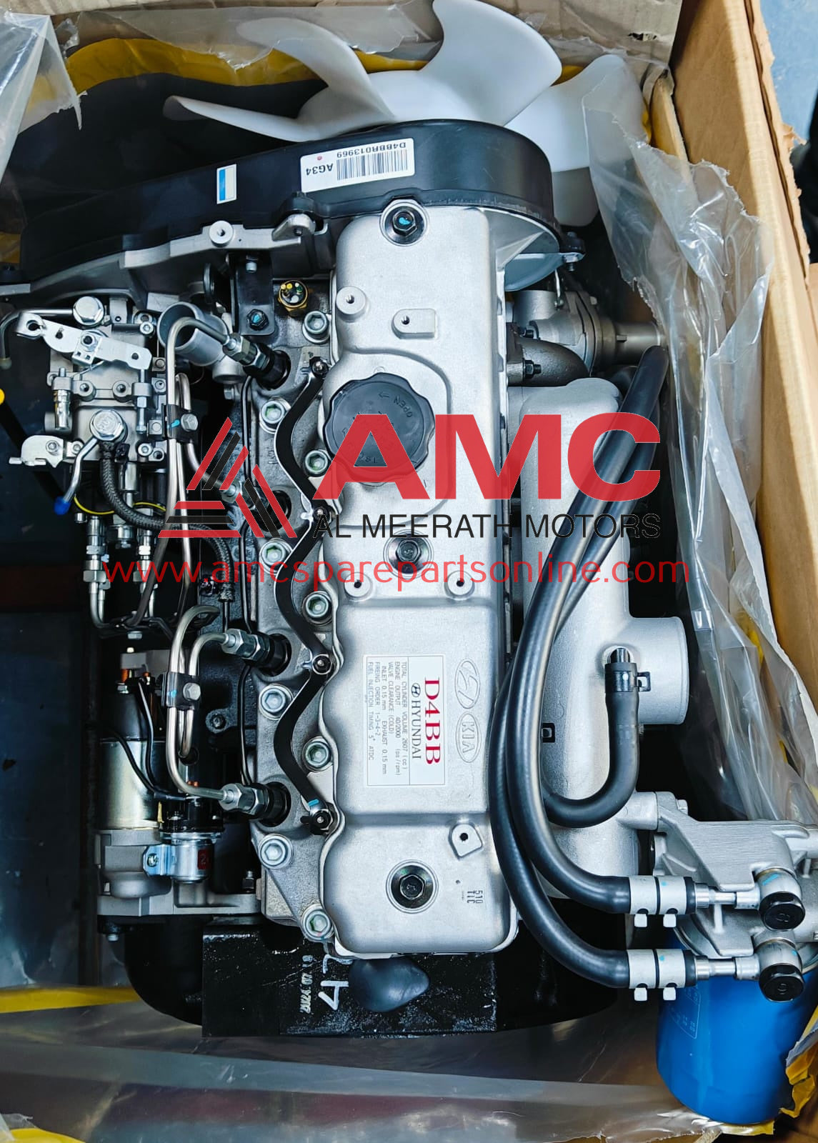 D4BB ENGINE COMPLETE AG34 Al Meerath Motors