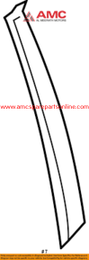 TAPE-RR DR BLACK FRAME FR LH 863811E001