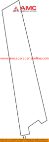 TAPE-RR DR BLACK FRAME FR LH 863813W000