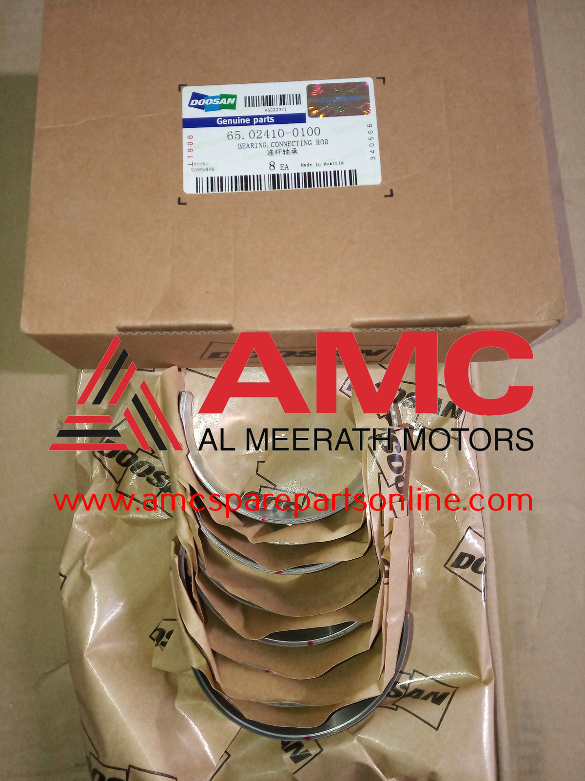CON ROD BEARING UPPER 65024100100