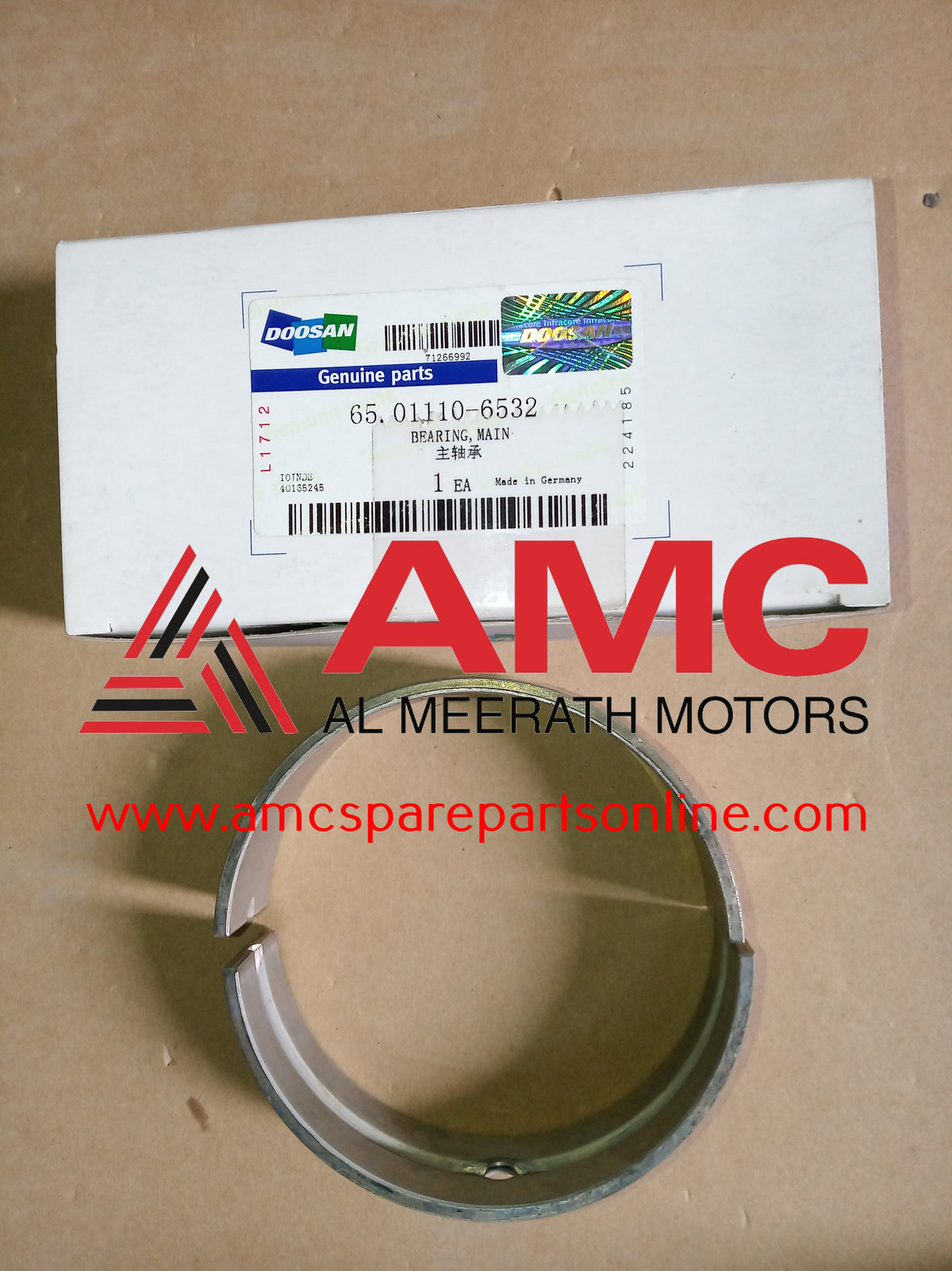 TNOVUS - MAIN BEARING 0.25 DV15TIS 65011106532