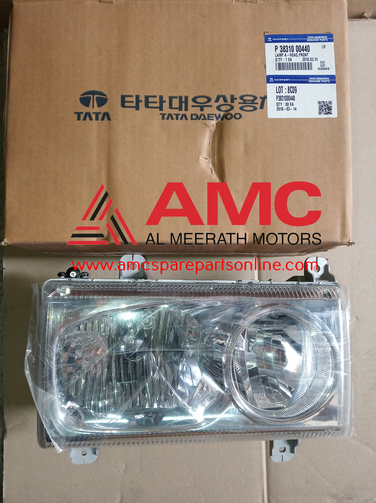 HEAD FRONT LAMP ASSY L/H 3831000440