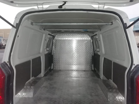 Flooring + Poles Aluminium Chequered body work